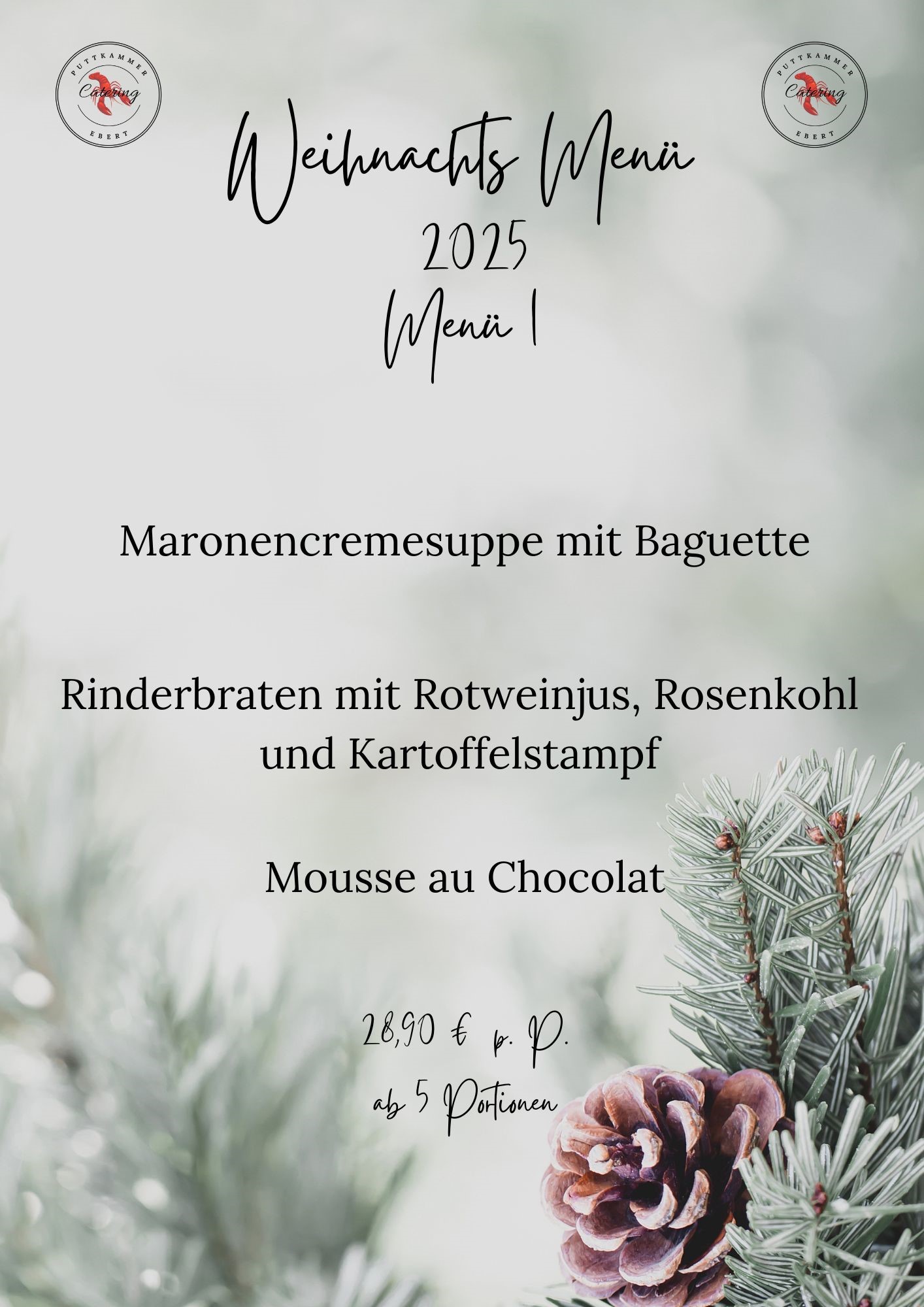Weihnachtsmenü 1 - 1