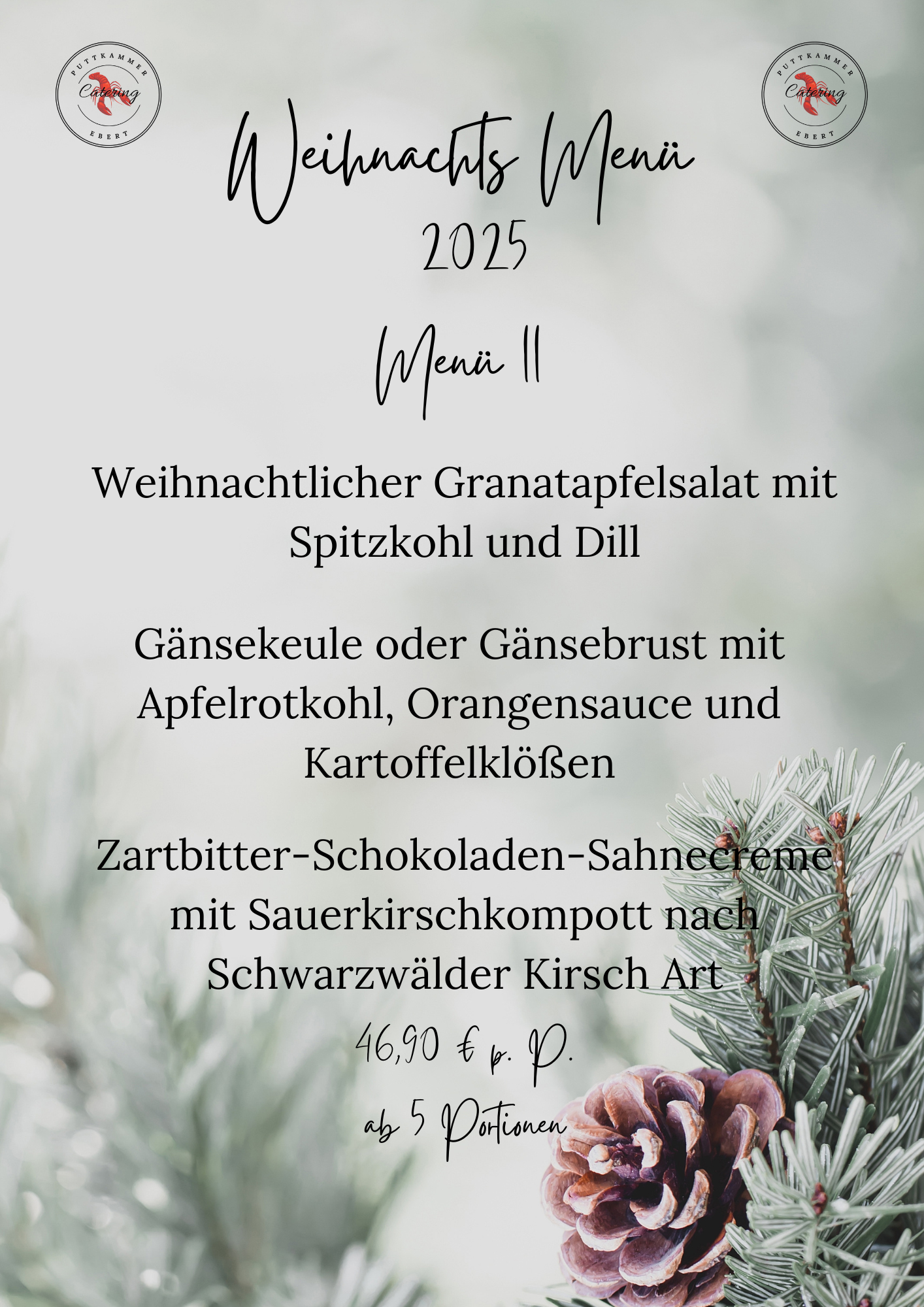 Weihnachtsmenü 2